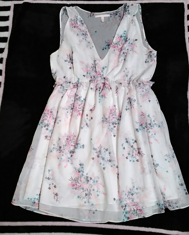 Victoria's Secret Floral V-Neck Tank Dress